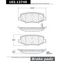 Centric Parts CTEK Brake Pads, 102.12740 102.12740